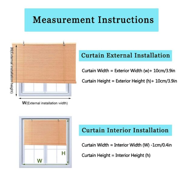 Elegant Brown Bamboo Roller Blinds for French Doors and Outdoor Privacy - Image 8