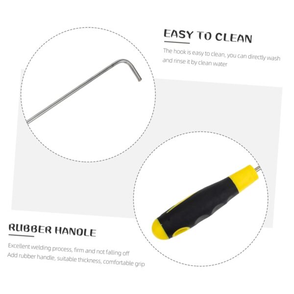 Heavy Duty Manhole Lift Tool: Stainless Steel Hooks for Easy Lifting - Image 4