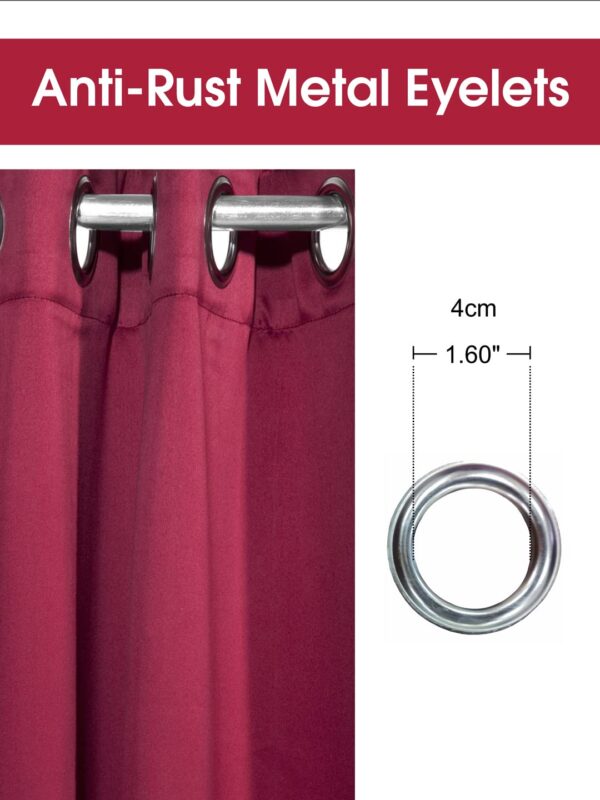 BIANCA Satin Blackout Curtains: Soundproof & Light Blocking for Ultimate Comfort - Image 4