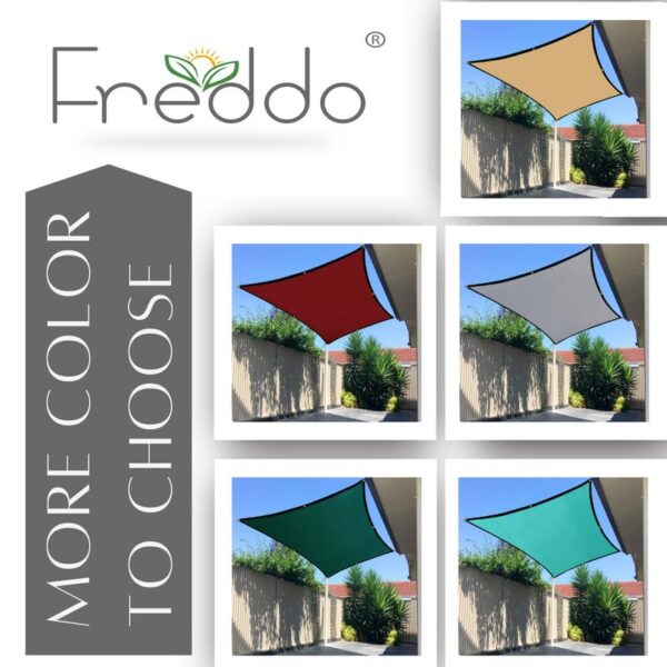 Freddo HDPE Sun Shade Sail - 90% UV Protection for Outdoor Spaces - Image 5