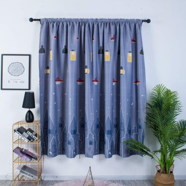 Stylish 2m Gray Drape Curtain for Living Room, Bedroom, and Office Decor - Image 4