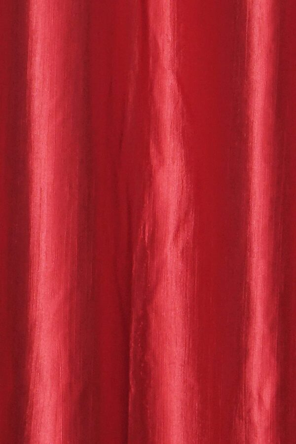 Elegant Red Jacquard Tree Patch Eyelet Curtain for Living Rooms and Bedrooms - Image 2