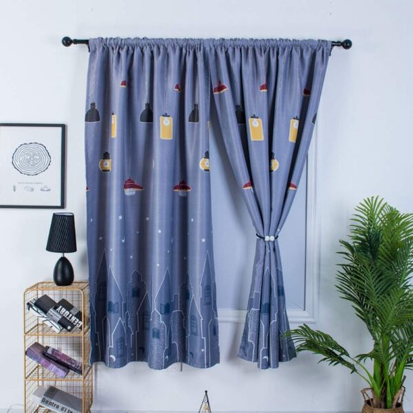 Stylish 2m Gray Drape Curtain for Living Room, Bedroom, and Office Decor - Image 7