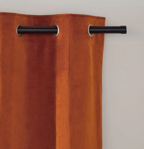 Tramb Solid Brown Blackout Curtains for Total Privacy and Noise Reduction - Image 4