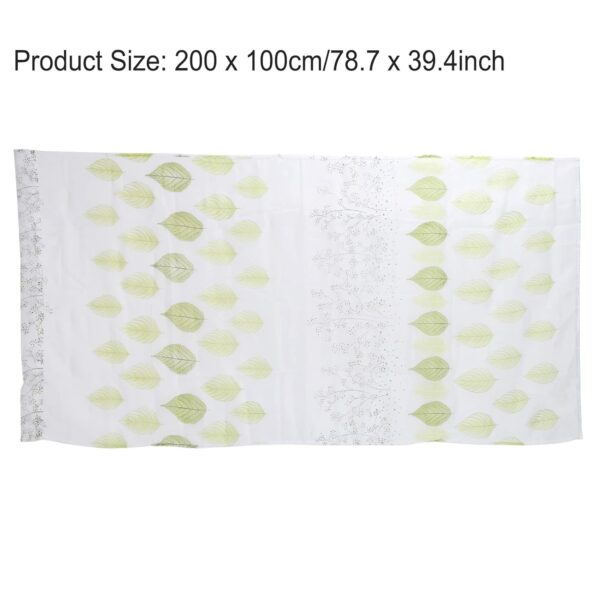 Elegant Leaf Print Sheer Curtains for Restaurants, Hotels, and Weddings - Image 3