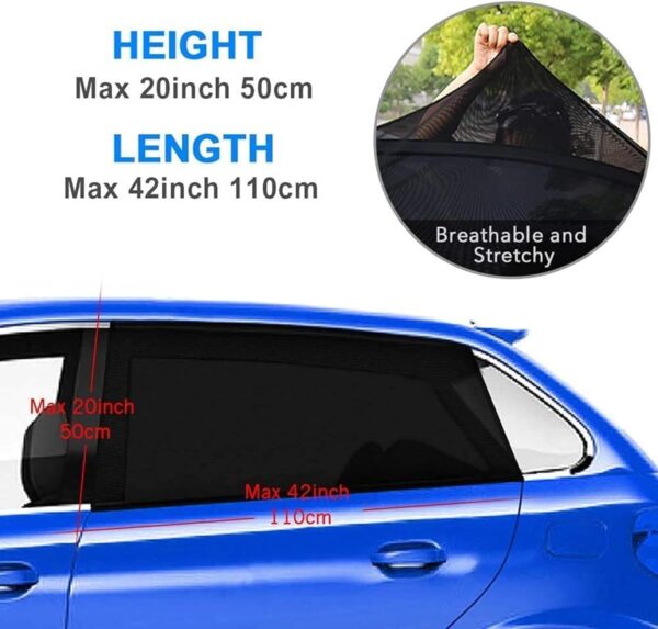 Car Side Window Sun Shades: UV Protection Magnetic Curtains for Complete Coverage - Image 6