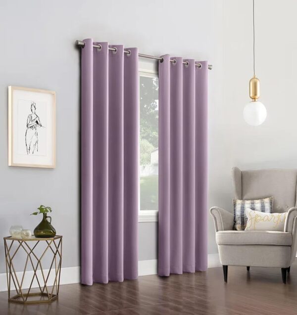 Tramb Solid Brown 100% Blackout Curtains for Ultimate Privacy and Comfort - Image 5