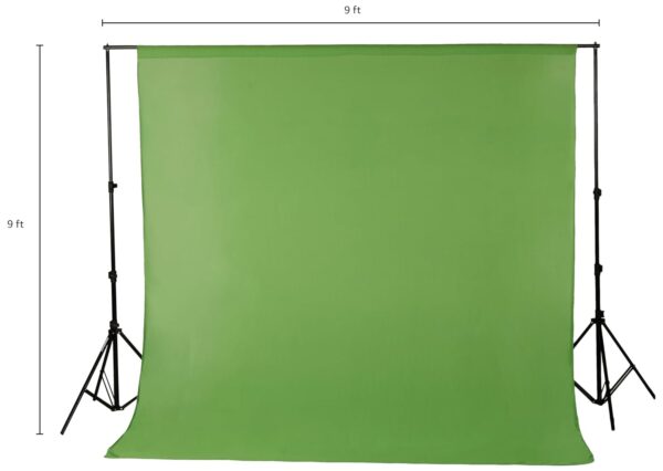 Portable Green Backdrop Photography Kit - Adjustable Studio Stand and Carry Bag - Image 2