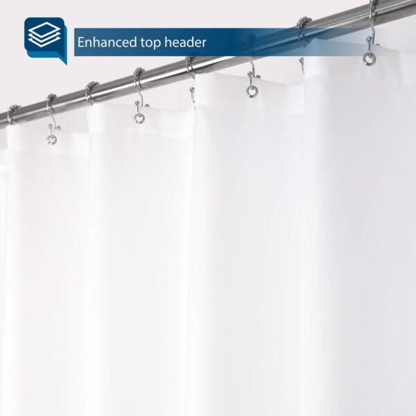 Barossa Design Waterproof Shower Curtain Liner - Hotel Quality & Machine Washable - Image 5