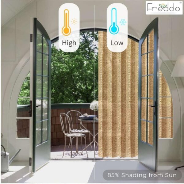 Enhance Comfort with FREDDO-PE 85% Sun Blocking Balcony Eyelet Curtains - Image 6