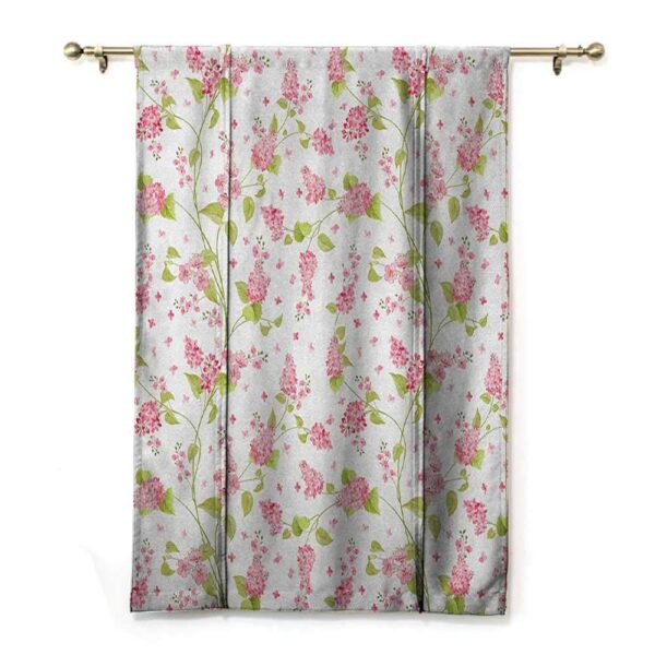 Shabby Chic Roman Shades with Floral Design for Stylish Window Decor - Image 2