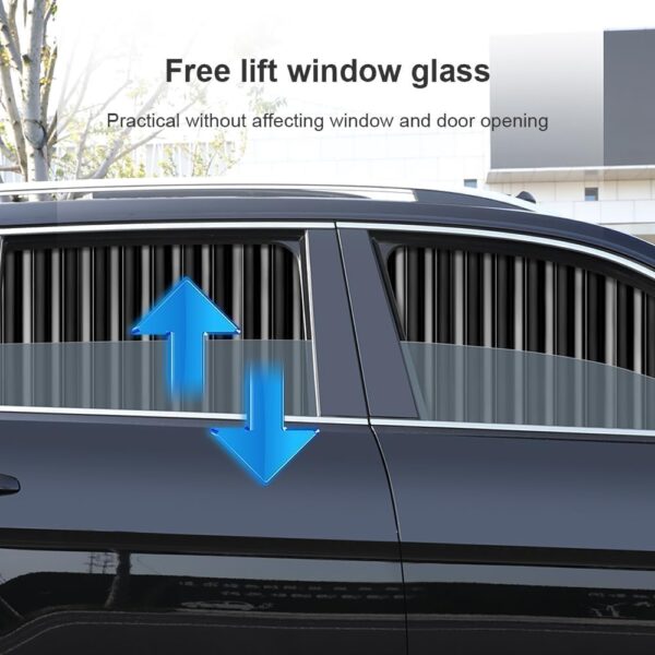 Universal Fit Magnetic Car Window Sunshade for UV Protection and Privacy - Image 2