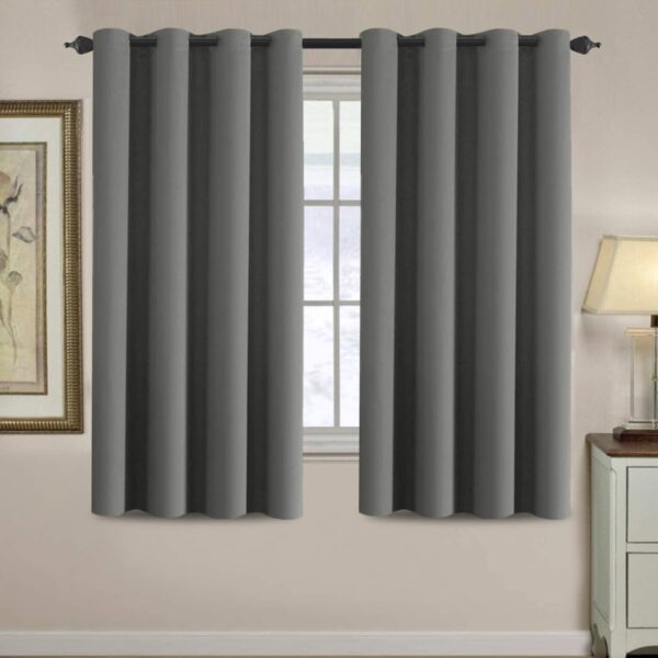 Solid Grey Blackout Curtains for Total Privacy and Noise Reduction in Your Home - Image 5