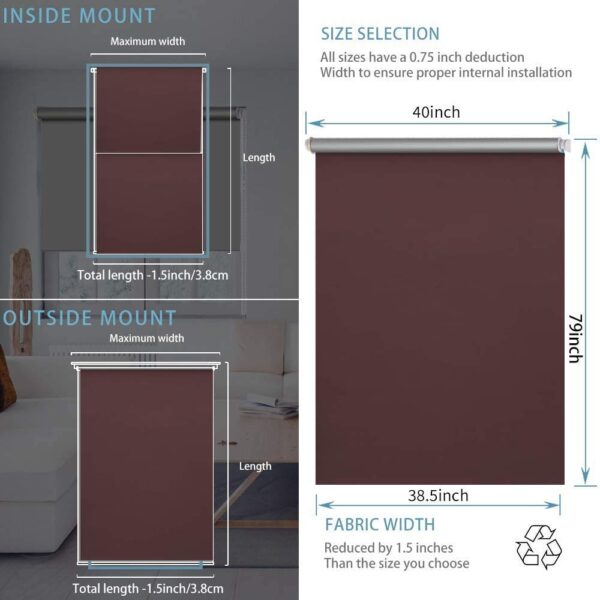 100% Blackout Roller Blinds for Windows: UV Protection and Waterproof Solutions - Image 4