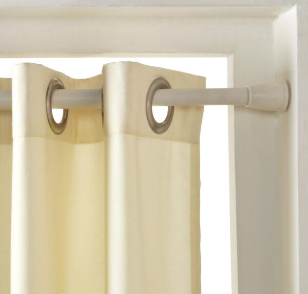 Extendable Shower Curtain Rod Set: Adjustable, No Drilling, Stainless Steel Design - Image 7