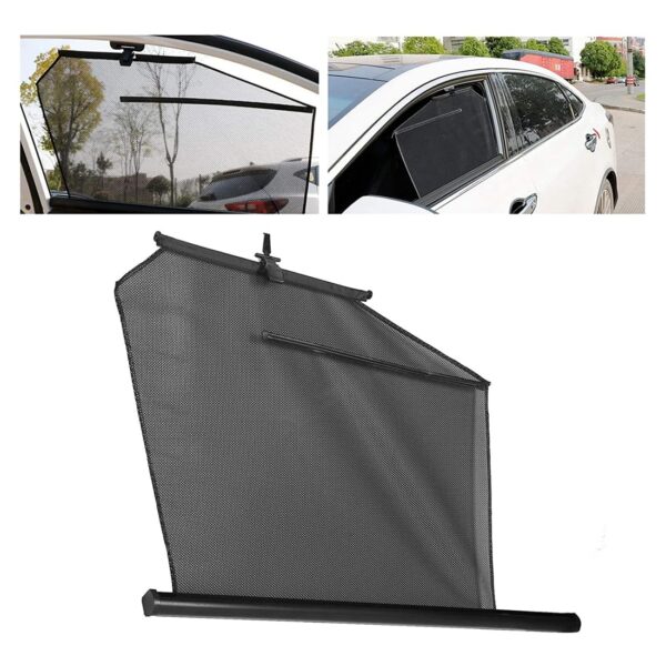 Toyota Fortuner Side Window Roller Sun Shades - Set of 4 Retractable Curtains - Image 4