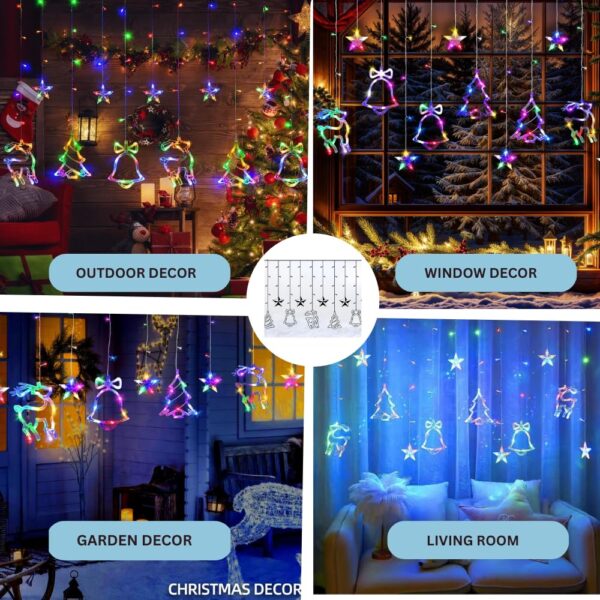 Brighten Your Holidays with KLIP 2 DEAL Christmas Curtain Decor Lights - Image 3