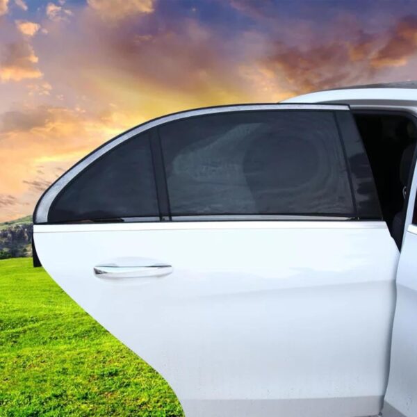 UJEAVETTE Car Window Sunshade: Breathable Mesh for Ultimate Interior Comfort - Image 2