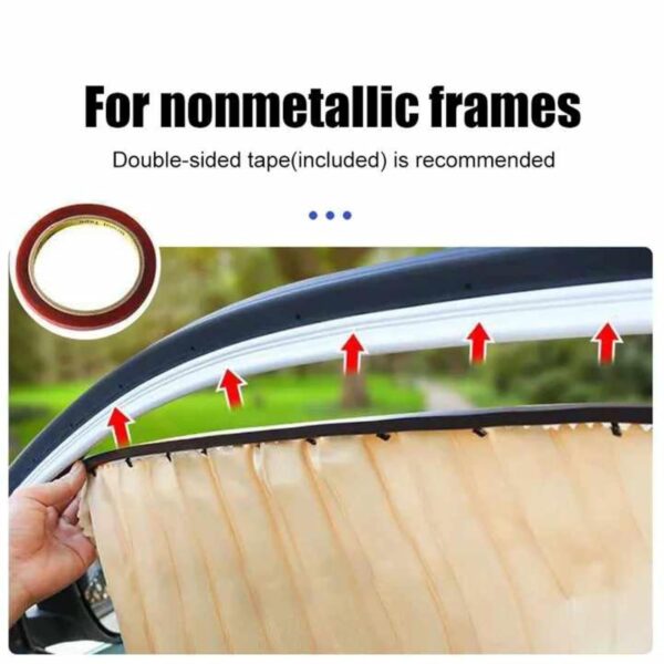 Magnetic Car Sunshade: UV Protection & Privacy for All Vehicle Windows - Image 5