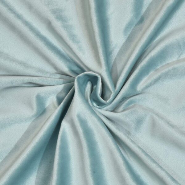 High-Quality Aqua Blue Velvet Grommet Curtains for Living Room Elegance - Image 4