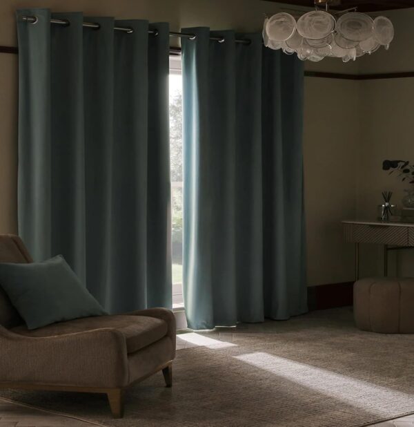 Tramb Solid Brown 100% Blackout Curtains for Ultimate Privacy and Comfort - Image 4