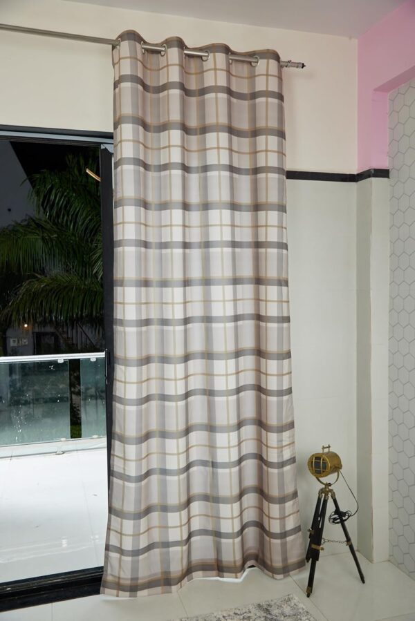 Tramb Printed Polyester Curtains: Stylish Privacy for Living Room and Bedroom - Image 2