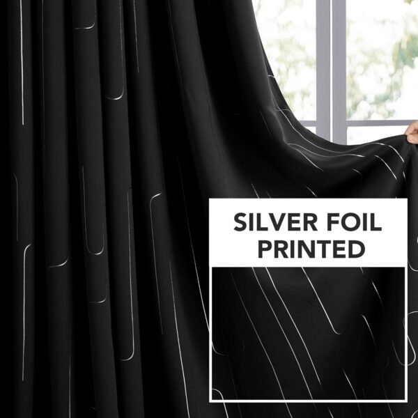 Deconovo Blackout Curtains: Stylish Soundproof Drapes for Bedrooms and Living Rooms - Image 4