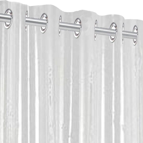 Kuber Industries PVC AC Curtain: Waterproof, Mildew-Free, Eyelet Rings, 7 Feet - Image 2