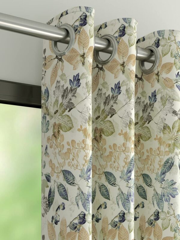 Elegant Blue Readymade Curtains for 9 Ft Doors - Stylish & Convenient - Image 2