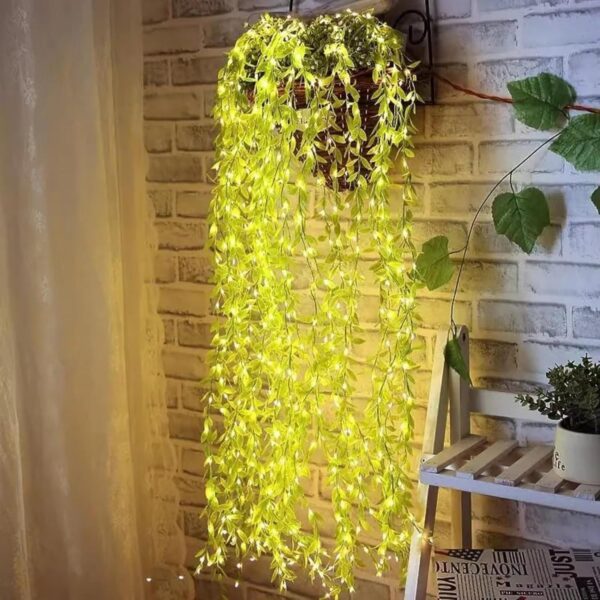 Baystore 200 LED Artificial Leaf Curtain Lights for Stunning Decor - Image 5