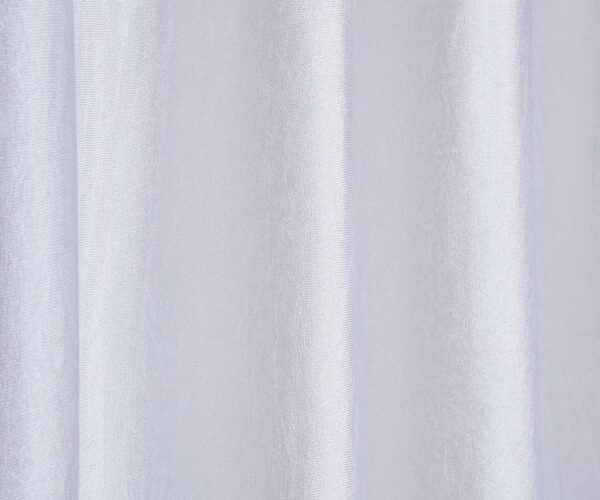 Elegant 2 Piece White Polyester Eyelet Curtains Set for Stunning Windows - Image 2