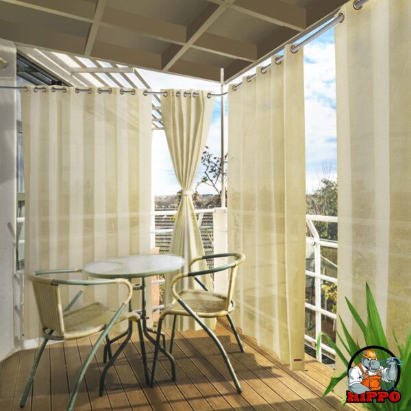 Outdoor Sun Blocking Curtains: UV Protection & Temperature Control for Balconies - Image 6