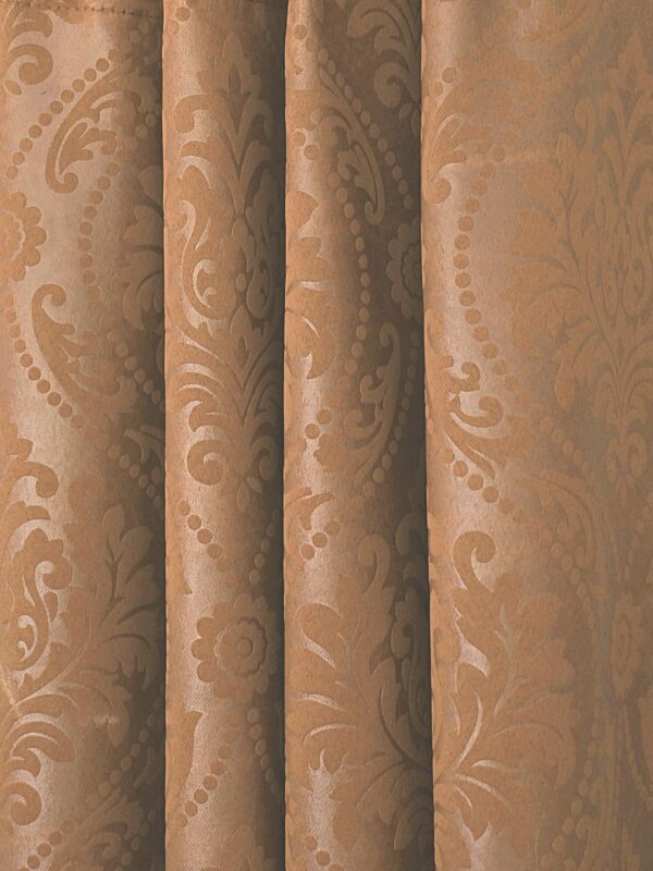 Solimo Polyester Blackout Grommet Curtains - Pack of 2, 7ft Brown - Image 4