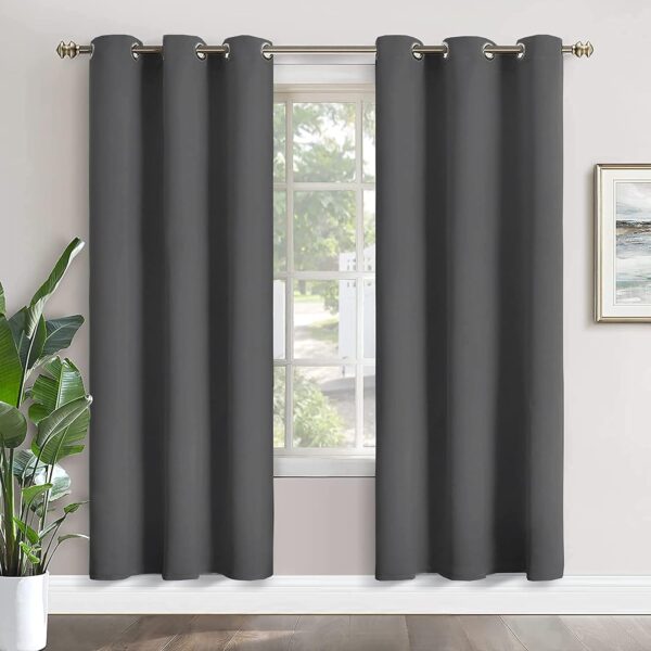 Grommet Blackout Curtains for Doors: Thermal Insulated & Noise Reducing - Image 2