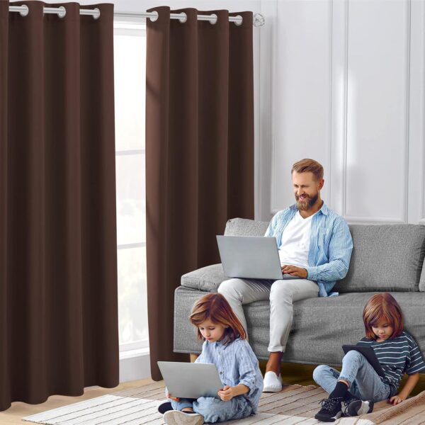 Blackout Curtains for Bedroom: Soundproof Thermal Drapes for Ultimate Room Darkening - Image 2