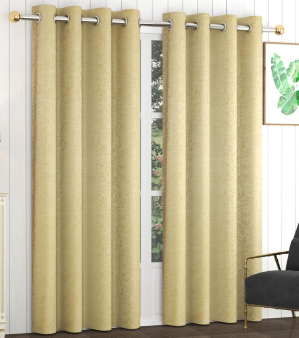 Luxurious Light Beige Blackout Curtains for Living Room and Bedroom - Image 9