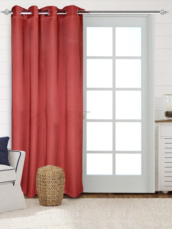 Transform Your Space with Tramb Solid Brown Blackout Curtains for Total Privacy - Image 5