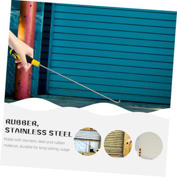 Heavy Duty Manhole Lift Tool: Stainless Steel Hooks for Easy Lifting - Image 3