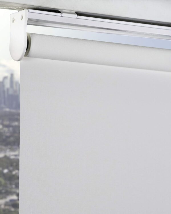 Chicology Urban White Roller Shades: Stylish Light Filtering Window Treatments for Home - Image 8