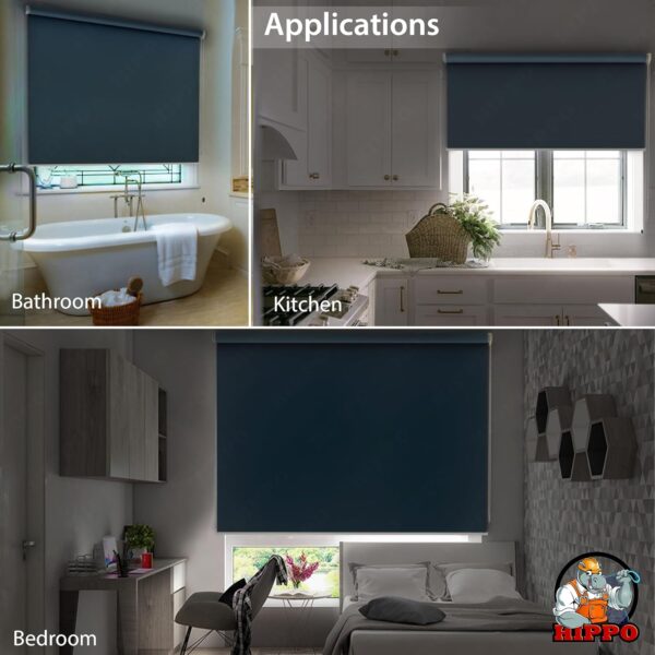 Customizable UV Protection Blackout Roller Blinds for Home & Office (4FTX9FT) - Image 9