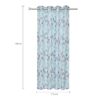 Solimo Leaf Print Polyester Curtains - Light-Filtering, 5 Feet, Pack of 2 - Image 8