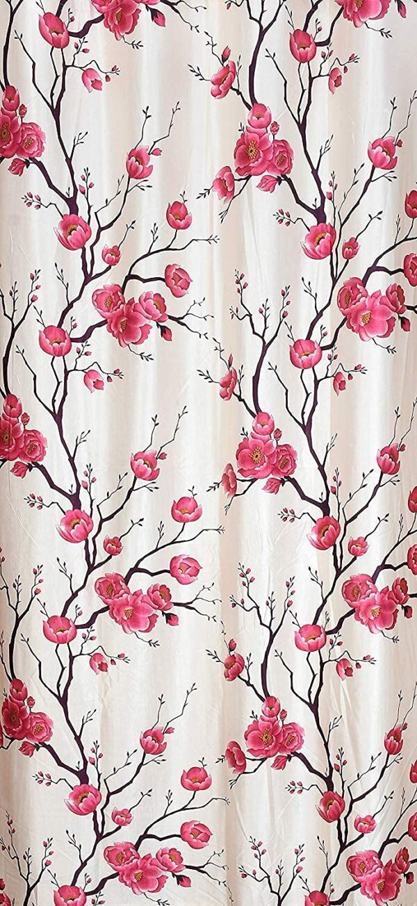 Floral Heavy Curtains Set of 3 for Bedroom and Living Room Decor - Image 2