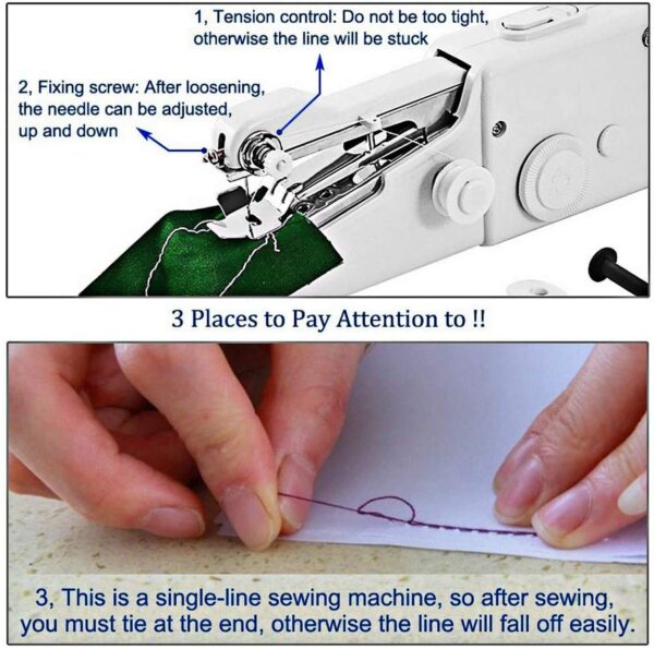 Portable Mini Handheld Sewing Machine for Easy DIY Projects and Repairs - Image 7