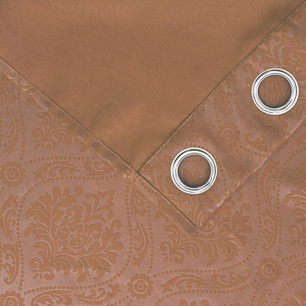 Solimo Polyester Blackout Grommet Curtains - Pack of 2, 7ft Brown - Image 6