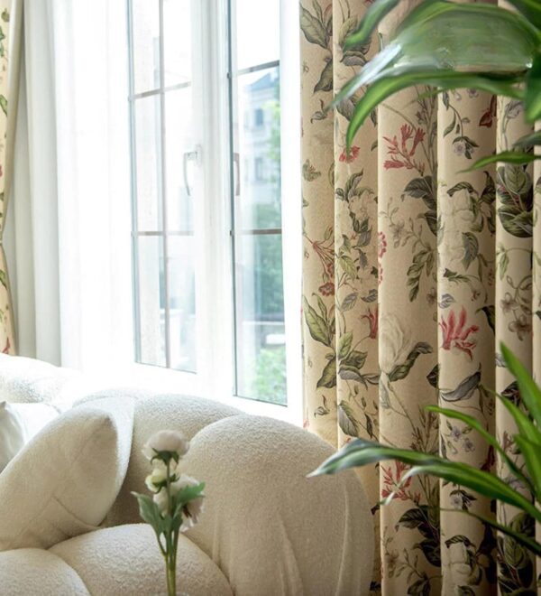 Tramb Printed Polyester Curtains: Stylish Privacy and Noise Reduction for Your Home - Image 4