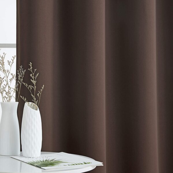 Thermal Insulated Blackout Curtains for Bedroom - Double Layer, Noise Reducing - Image 4