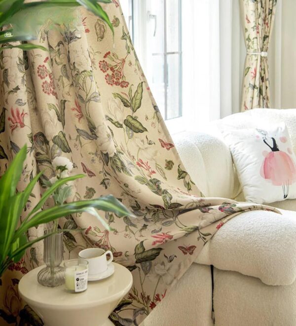 Tramb Printed Polyester Curtains: Stylish Privacy and Noise Reduction for Your Home - Image 3