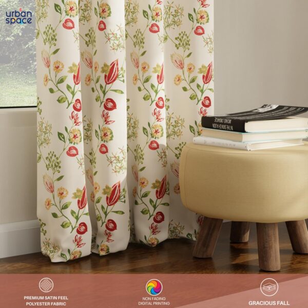 Urban Space Blackout Curtains Set: 80-85% Room Darkening for Your Living Room - Image 3