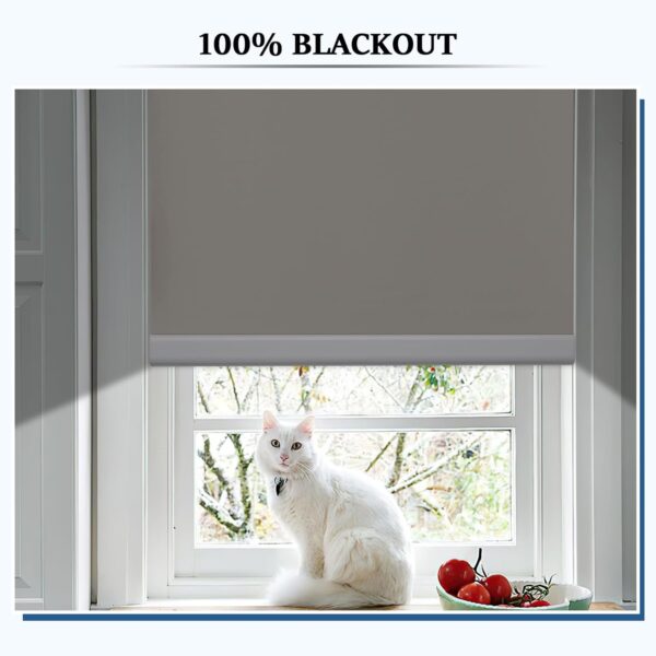 Motorized Roller Shades: 100% Blackout Remote Control Blinds for Any Room - Image 5