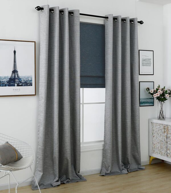 Everyday Celebration Indigo Blue Roman Shades for Stylish Room Darkening Solutions - Image 7